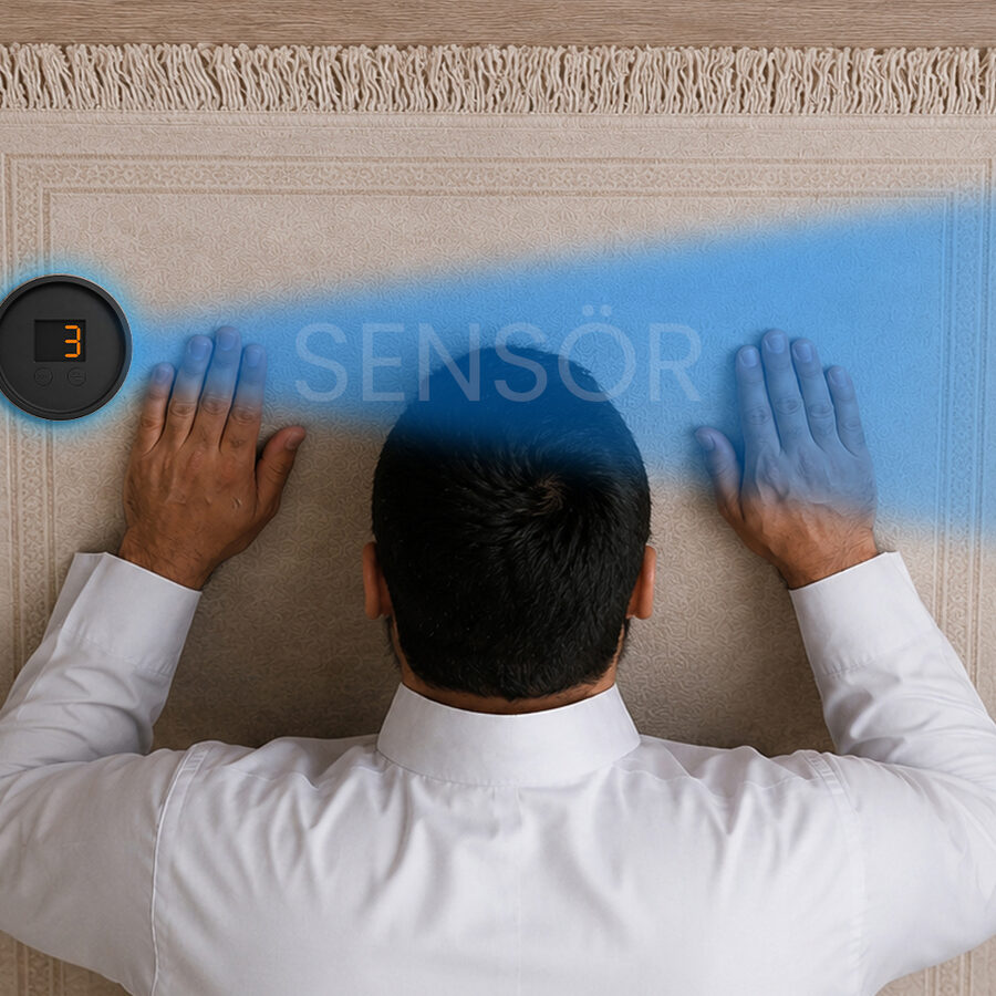 Sensörün secdedeki kişiyi algılaması